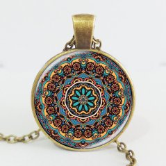 Kvetinová mandala- bronz