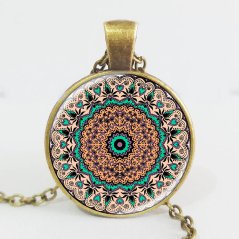 Srdiečková mandala -bronz